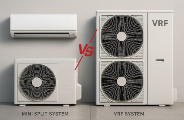 Mini split vs VRF graphic